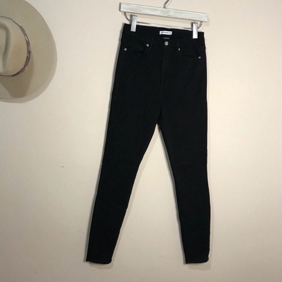 Good American Black Good Waist Skinny Jeans - Picture 2 of 5